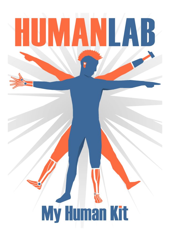 Logo de l'assiociation My Human Kit pour qui les apprenants du lycée Marie Joseph ont développé un tutoriel de prise en main de capteurs de prothèse bionique opensource et openhardware